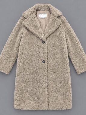 Nikki Jones Teddy Sherpa Coat – XS